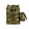 Bolsa Tática Personalizada para Garrafa de Água 1L para Treinamento Militar Fanática Bolsa de Cintura para Armazenamento de Garrafa de Água Bolsa de Acessórios Táticos para Carregador Montável na Barriga