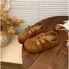 Zapatos Mule de Moda con Hebilla, Elevadores Internos, de Dos Vías para Mujer, Otoño 2026, Nuevos, Versátiles, Slip-On, Mocasines de Suela Gruesa, Zapatos Individuales