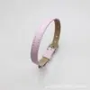 Pulsera de Cuero Sintético de 8 mm Pulsera de Cuero PU Pulsera de Personalidad DIY Joyería Accesorios de Goteo de Aceite Vestible Letra