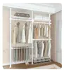 Estante Secador de Ropa de Piso a Techo para Dormitorio, Sin Taladro, Extensible, Pantalla Divisoria para Viviendas de Alquiler