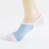 Calcetines náuticos de color liso para hombre, de silicona, antideslizantes, bajos, invisibles, de algodón, para primavera y verano, de estilo sencillo y bajo.