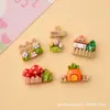 Serie Patio Accesorios de Resina DIY Adornos Pegamento de Crema Pasadores Hechos a Mano Fundas para Teléfono Accesorios para Hebillas de Zapatos Fábrica Mayorista