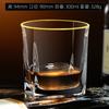 Estátua Dourada Cruzada Vidro Copo de Uísque Estilo Europeu Transparente Pintura Dourada Doméstico Bar Copo de Brandy Vidro para Cerveja