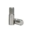 Pasador cilíndrico ranurado con rosca externa de acero inoxidable 304, pasador de posicionamiento ranurado sin cabeza, m2, m2.5, m3, m4, m5, m6, m10