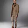 Nueva Chaqueta Retro de Moda Europea y Americana para Hombre de Primavera y Otoño, Chaqueta Casual para Hombre, Top de Costura de Contraste Lel Frock
