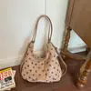 Bolso de Lona Retro de Lunares para Mujer 2026 Nuevo Mochila de Verano Ligera para Viaje y Trayecto Bolso de Hombro Cruzado