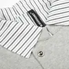 Ropa para Hombre Beijie 2026 Primavera Nuevo Chaqueta de Retazos Rayados Falsa de Dos Piezas Chaqueta de Calle de Moda para Hombre Ropa de Trabajo