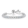 Pulseras de Tenis Geométricas Populares Europeas y Americanas con Circonita para Mujer, Fila Única Llena de Diamantes, Pulseras de Cristal Ajustables, Modelo Popular Transfronterizo, Venta al por Mayor