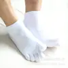 Calcetines de malla para hombre verano finos calcetines de cinco dedos calcetines para dedos calcetines de algodón de cinco dedos negocios absorbentes de sudor malla negocios Puro