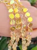 Cuentas redondas de cristal de Pujiang para pasteles 6/8/10/12 mm corte espejo redondo DIY pendientes collar accesorios