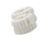 Muñequera para Lavarse la Cara, Protector de Muñeca Impermeable para Mujer, Muñequera Absorbente para Lavar, Diadema de Coral Fleece para Recoger el Cabello