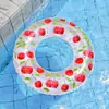 Nuevo Flotador Inflable Transparente para Adultos Espesor Celebridad de Internet Anillo para Axilas Infantil Antivuelco Flotador Salvavidas para Niñas