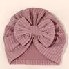 Gorros Europeos y Americanos para Bebé, Gorros Bufanda con Lazo para Bebé, Gorros para Recién Nacidos, Gorros Indios, Gorros de Punto Jacquard, Gorros para Niños