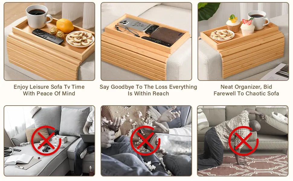 sofa arm tray