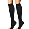 Fábrica en stock venta al por mayor transfronterizo calcetines de compresión de punta abierta calcetines multifuncionales para pantorrilla calcetines elásticos de compresión para dormir tubo largo