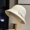 Sombrero retro estilo francés para mujer, nueva colección otoño/invierno, color liso, cálido, elegante, adecuado para ocasiones formales, sombrero de pescador, sombrero tipo cubo, casual, simple y moderno