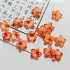 Flor de 5 pétalos grande de 21 mm, pétalos de vidrio, accesorios para joyería DIY hechos a mano, horquilla de estilo antiguo, materiales para tocado, venta al por mayor