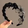Diadema de Terciopelo Rojo para Mujer, Estilo Nuevo de Alta Gama 2026, Diadema para Lavarse la Cara, Pinza para el Cabello, Accesorio para el Cabello de Otoño e Invierno