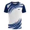 Camiseta Masculina Transfronteiriça Estampada Secagem Rápida Manga Curta Gola Redonda Verão Respirável Esportes