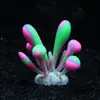 Suministro Comercio Electrónico Transfronterizo Acuario Paisajismo Pecera Decoraciones Silicona Suave Simulación Coral-Coral Dedo