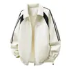 Prenda esencial del guardarropa: chaqueta de trabajo vintage con solapa para hombre, holgada y versátil, adecuada para primavera y otoño, estiliza y es elegante, diseño de moda