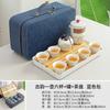 Juego de té de viaje, tetera japonesa portátil exprés, bandeja de té, juego de té para almacenamiento al aire libre, tetera, taza de té, regalo de negocios