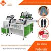 Máquina de Serigrafia Rotativa Monocromática de Tela Plana Totalmente Automática, Máquina de Serigrafia para Cabedal e Palmilha de Sapato de Couro, Máquina de Serigrafia Dongguan