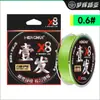 Linha de Pesca Pe Menghui Yifa 8 Fios Revestimento Composto Diâmetro Padrão Tensão Estável Linha Pe Específica para Iscas