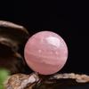 Adornos de Bola de Cristal Rosa Natural Adornos de Bola de Cristal Rosa Hogar Sala de Estar Entrada Dormitorio Artesanías Piedra de Cristal Adornos Pulidos