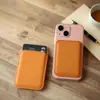 Transfronterizo En Stock Apple 15 Soporte Magnético para Tarjetas Magsafe Estuche de Cuero para Tarjetas iPhone 16 Adhesivo Trasero para Teléfono Soporte para Tarjetas