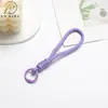 Llavero Corto Cordón Accesorios Bolsa Muñeca Cordón Anticaída Teléfono Cordón Botella de Agua Correa Cuerda Cuerda Tejida Colorido