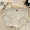 Ropa interior de algodón puro para niñas, Bragas cómodas de algodón 10A antibacterianas de tiro medio con entrepierna extendida, talla grande, para niñas jóvenes