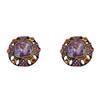 Brincos Medievais Vintage de Agulha de Prata, Brincos Quadrados de Diamante Estilo Palácio de Luxo Acessível, Brincos de Nicho Retrô High-End