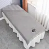 Funda para cama de masaje de salón de belleza, funda de almohada, funda de reposacabezas, colcha, toalla facial, toalla engrosada para usar en la cama