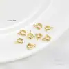 Ouro 14K18K Banhado Fecho de Mola Conserva Cor Pulseira Colar DIY Feito à Mão Conector de Ponta Fecho Lagosta Material Acessórios