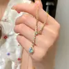 Collar de plata de ley S925 para mujer, colgante de gema gota de agua Luciérnaga del Crepúsculo estilo europeo, cadena para clavícula de cristal de granate de lujo ligero