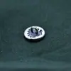 Plata Esterlina S925 Botón Redondo Palabra Feliz Accesorios Retro Viejo DIY Material para Abalorios Hecho a Mano Joyería al por Mayor