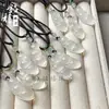 Atacado de Pingentes de Calcedônia Branca Buda e Guanyin de Alta Qualidade, Fecho Ruyi de Ágata, Pingentes de Jade Feijão da Sorte, Fornecimento ao Vivo
