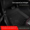 Adequado para Jeep Wrangler Wrangler 4 Portas Wrangler Jl/4Xe Tapetes de Piso de Material TPE para Todas as Estações