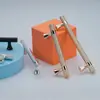 Manija Doble Agujero de Plástico 96mm128mm Perla Superior de Paleta