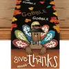 Nuevo camino de mesa navideño de Amazon transfronterizo con decoración de copo de nieve, mantel de lino duradero y resistente, suministro exclusivo