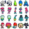 52 juegos de nuevo traje de animación de dibujos animados zapatos con agujeros zapatos hebilla de zapato de flor hebilla de suela de PVC zapatos con agujeros accesorios DIY