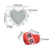 Molde de Mousse Amor Dia dos Namorados Bolo DIY Assar Molde de Silicone Chocolate Sobremesa em Formato de Coração