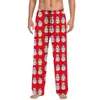 Pantalones de pijama de algodón imitación con estampado 3D, europeos y americanos, transfronterizos, casuales para el hogar, para hombre y mujer, con cordón, bolsillo lateral con solapa, pantalones para el hogar, pantalones
