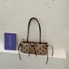Bolso de axila con lazo de lunares estilo coreano para mujer, nuevo bolso baguette vintage de gamuza 2026, bolso de mano y bolso de hombro de otoño
