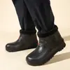 Botas de nieve de terciopelo para hombre y mujer, botas de lluvia cálidas, carrito de lavandería, lavado a máquina, cocina, sanitario, botas de lluvia impermeables, zapatos de trabajo para cocina, venta al por mayor