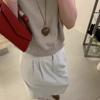 Corea del Sur Estilo Dulce Cool Collar con Colgante de Amor de Cuerda Negra para Mujer 2024 Nuevo Sentido de Alta Gama Diseño Nicho Sentido Accesorios Trendy