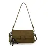 Bolso de Gamuza y Terciopelo Otoño/Invierno para Viaje de Negocios Mujer 2026 Nuevo Retro Esmerilado de Mano y Hombro Coreano de Nicho Bolso Cruzado