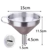 Funil Industrial de Pasta Líquida com Suporte, Cônico de Aço Inoxidável, Calibre Grande, Não Padrão 304