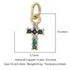 Distrito Lu Borboleta Cruzada Cobre Zircônia Acessórios para Joias DIY Olho de Animal Colar Pulseira Pequeno Pingente Pingente